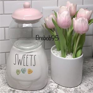 Rae Dunn SWEETS Bubble Gum Machine/Canister💚💙🧡LAST ONE